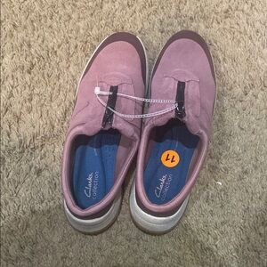 Clarks Women's Jaunt Way Clog Collection Mauve Slip-On Sneakers